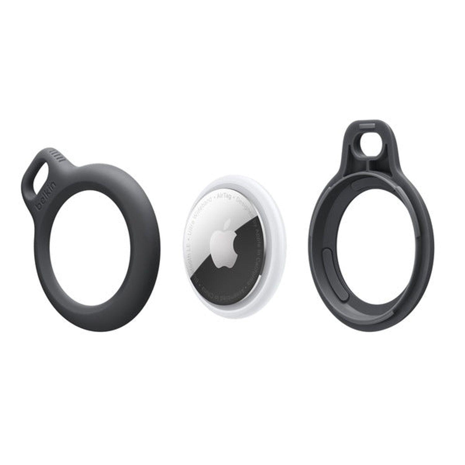 Protector con correa Secure Holder para AirTag Negro-2