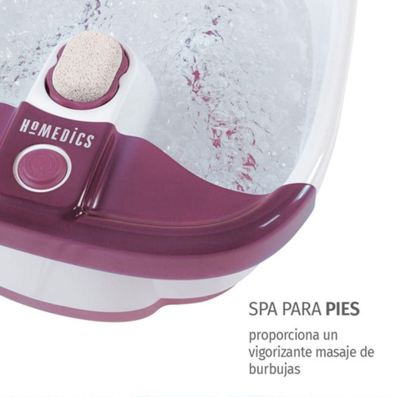 Spa Para Pies Dos Tiras De Burbujas Y Piedra Pomez Homedics-5