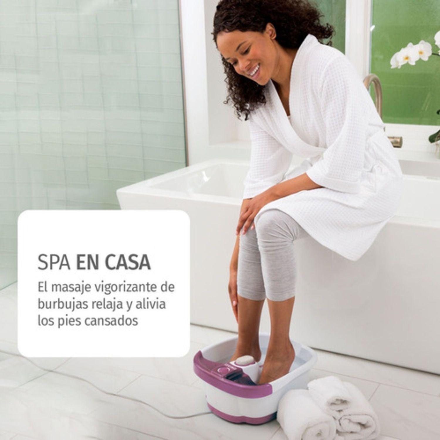 Spa Para Pies Dos Tiras De Burbujas Y Piedra Pomez Homedics-7