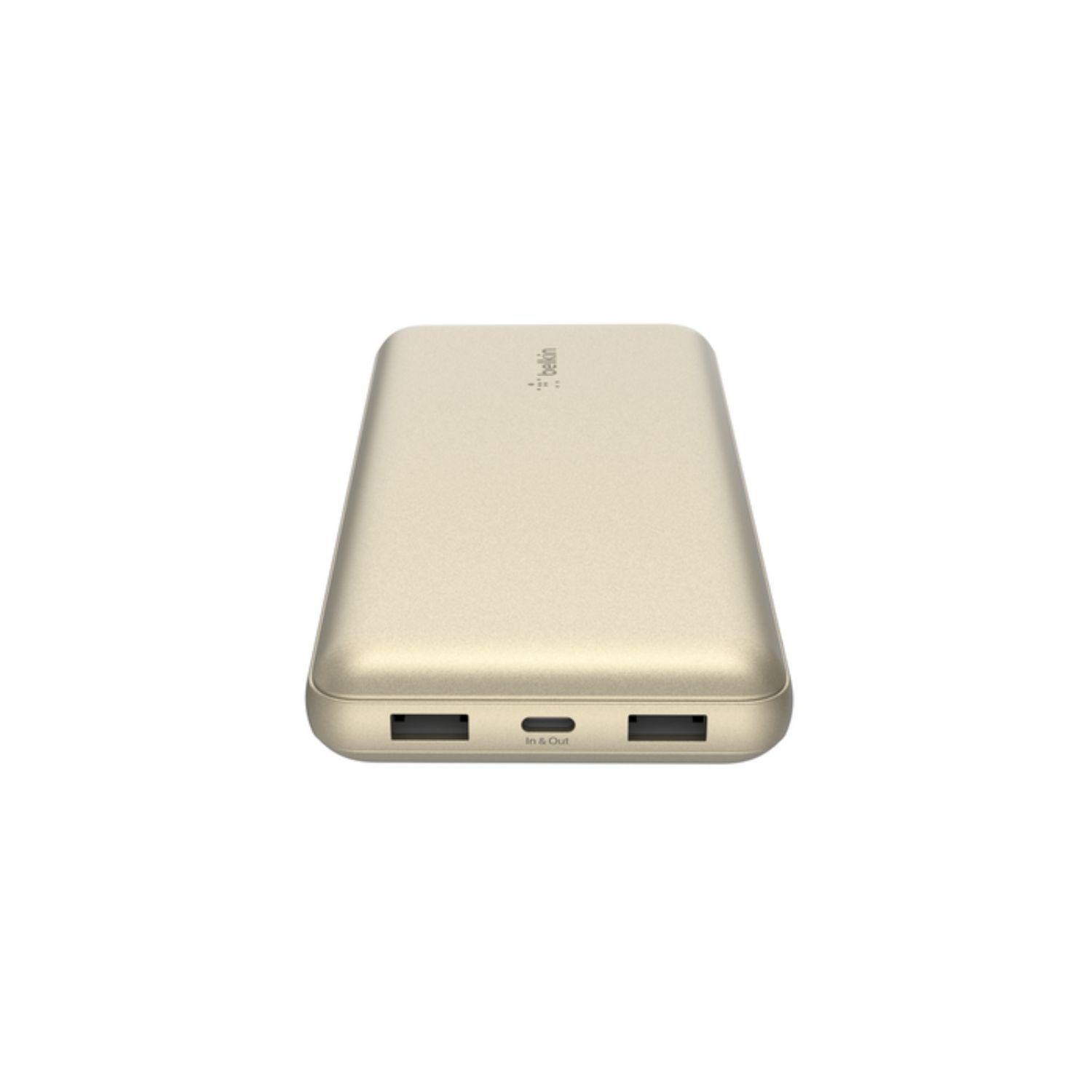 Batería 20.000 mAh 2xUSB-A 1xUSB-C 15W Oro-2