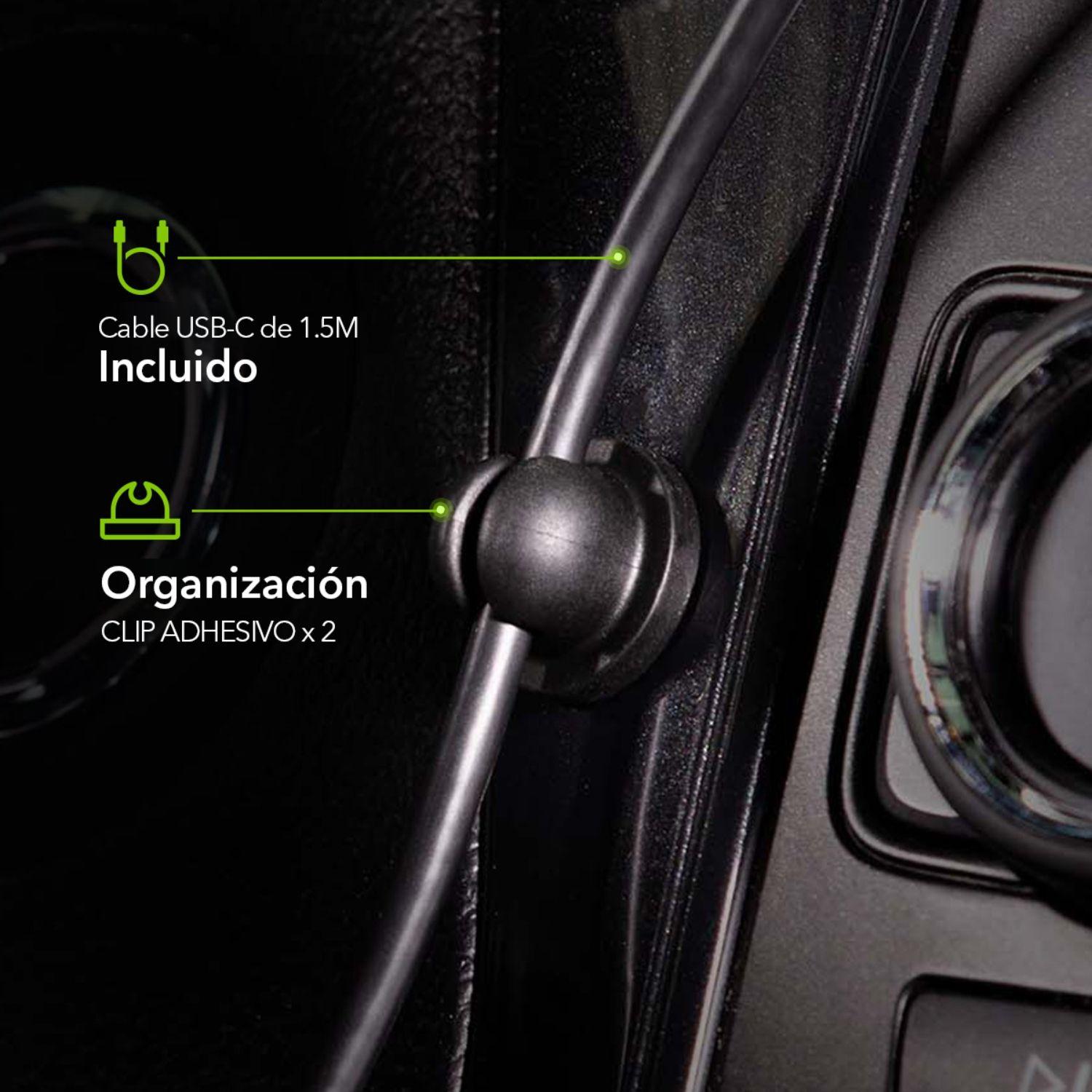 Cargador de auto inalámbrico Magsafe 7.5W Mophie negro-4