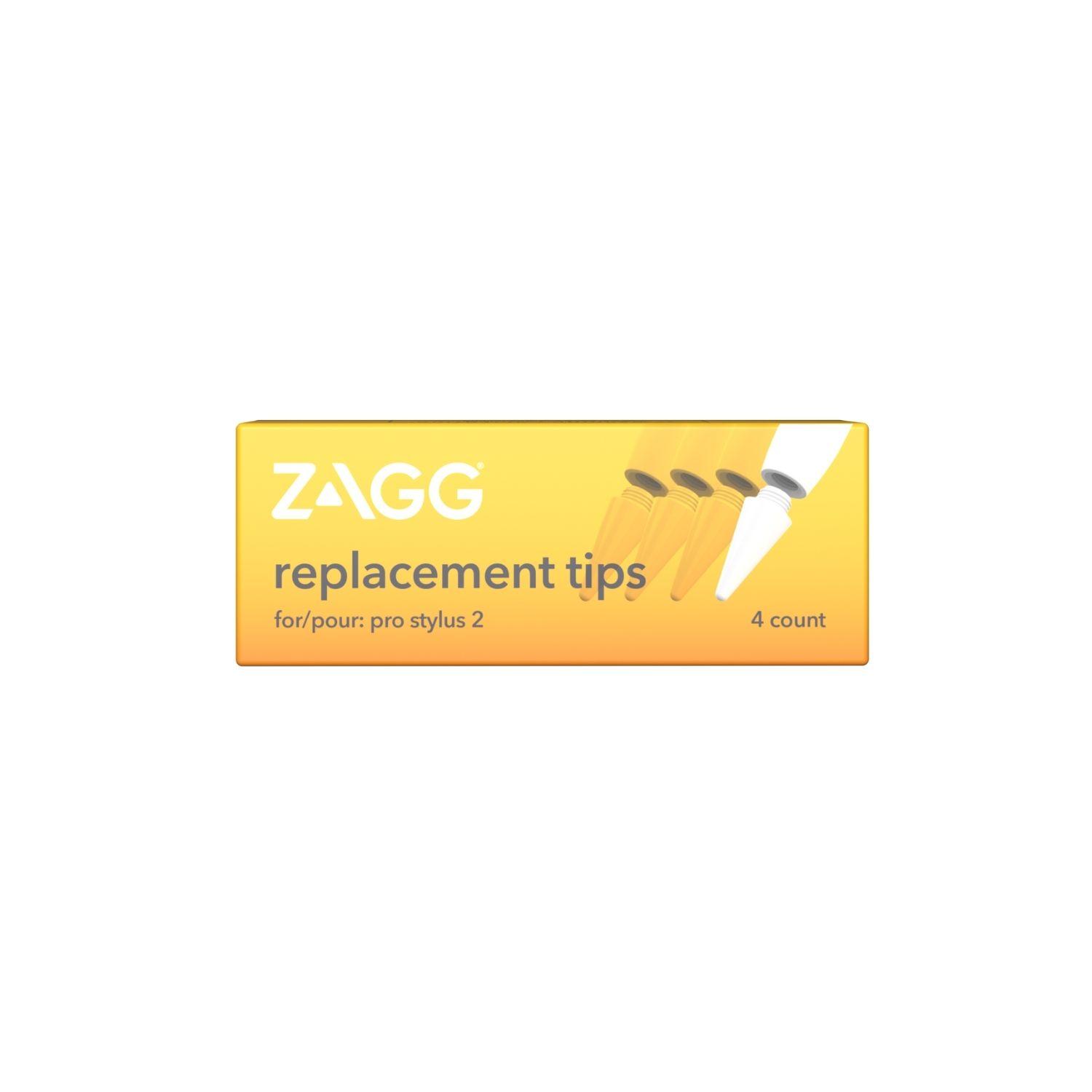 Pack 4 puntas de reemplazo para Pro Stylus 2 Zagg Gris-2