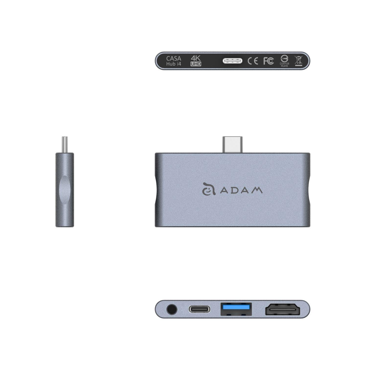Adaptador Usb-c Multipuerto Adam Elements Casa Hub I4-2