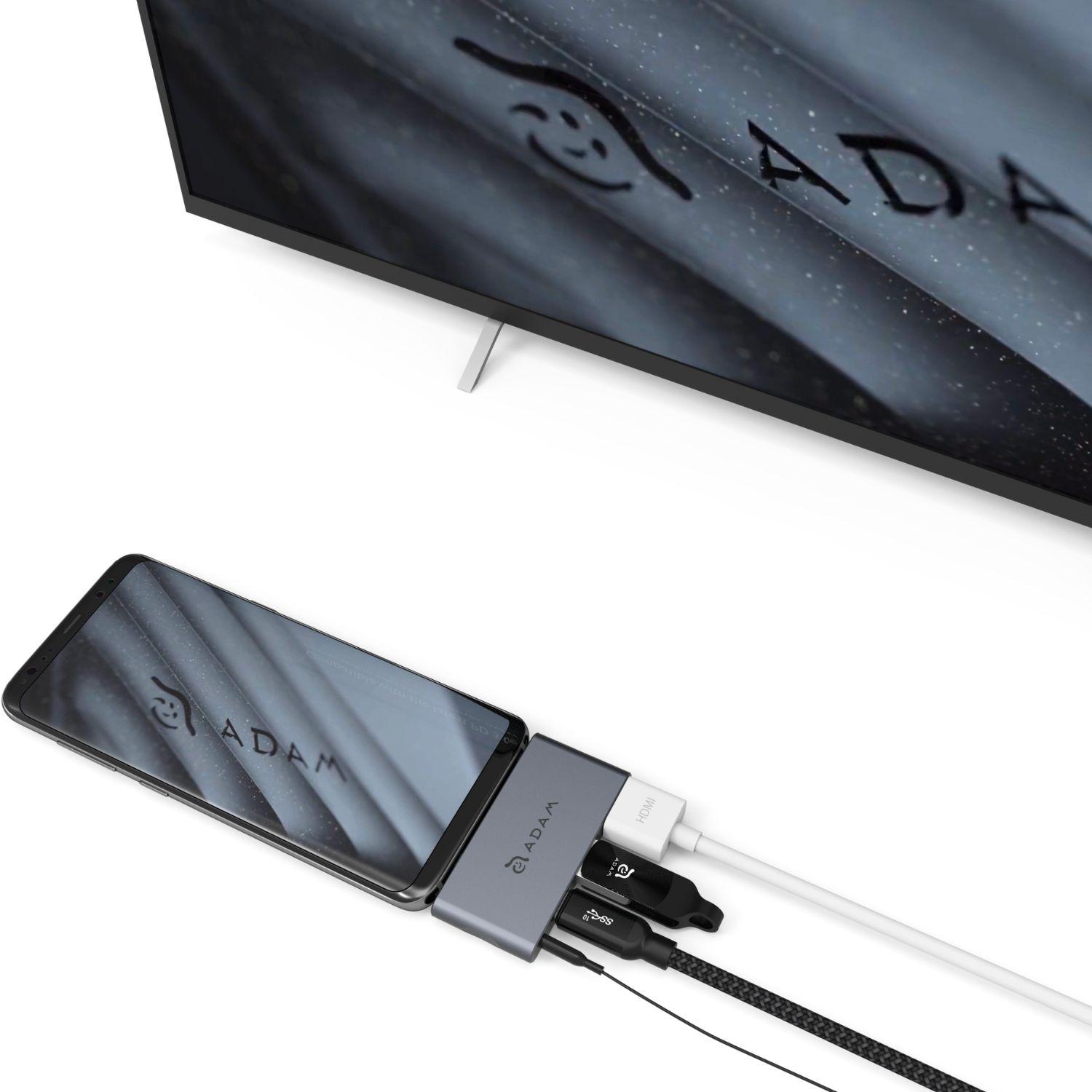 Adaptador Usb-c Multipuerto Adam Elements Casa Hub I4-7