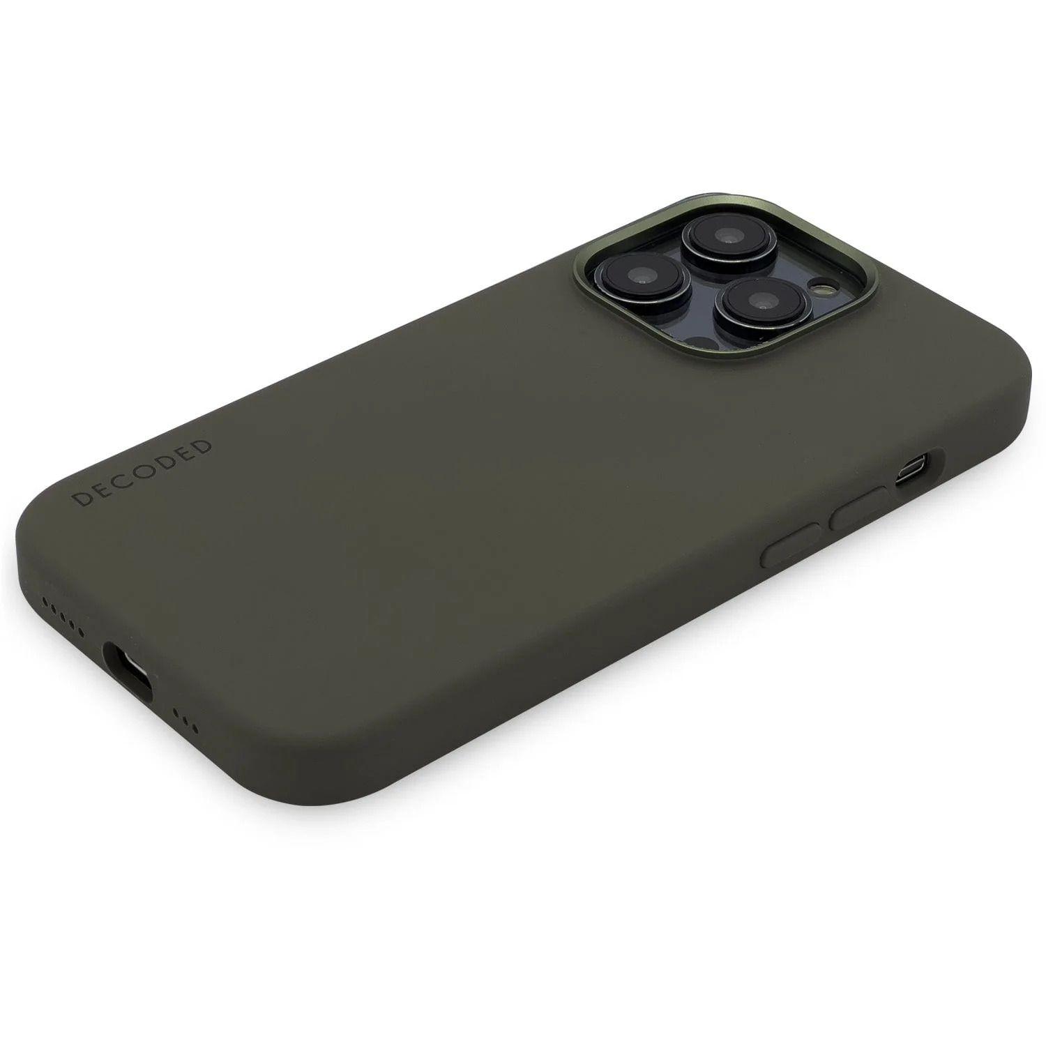 Funda Silicona Con Magsafe Para iPhone 14 Pro Decoded Olive-4
