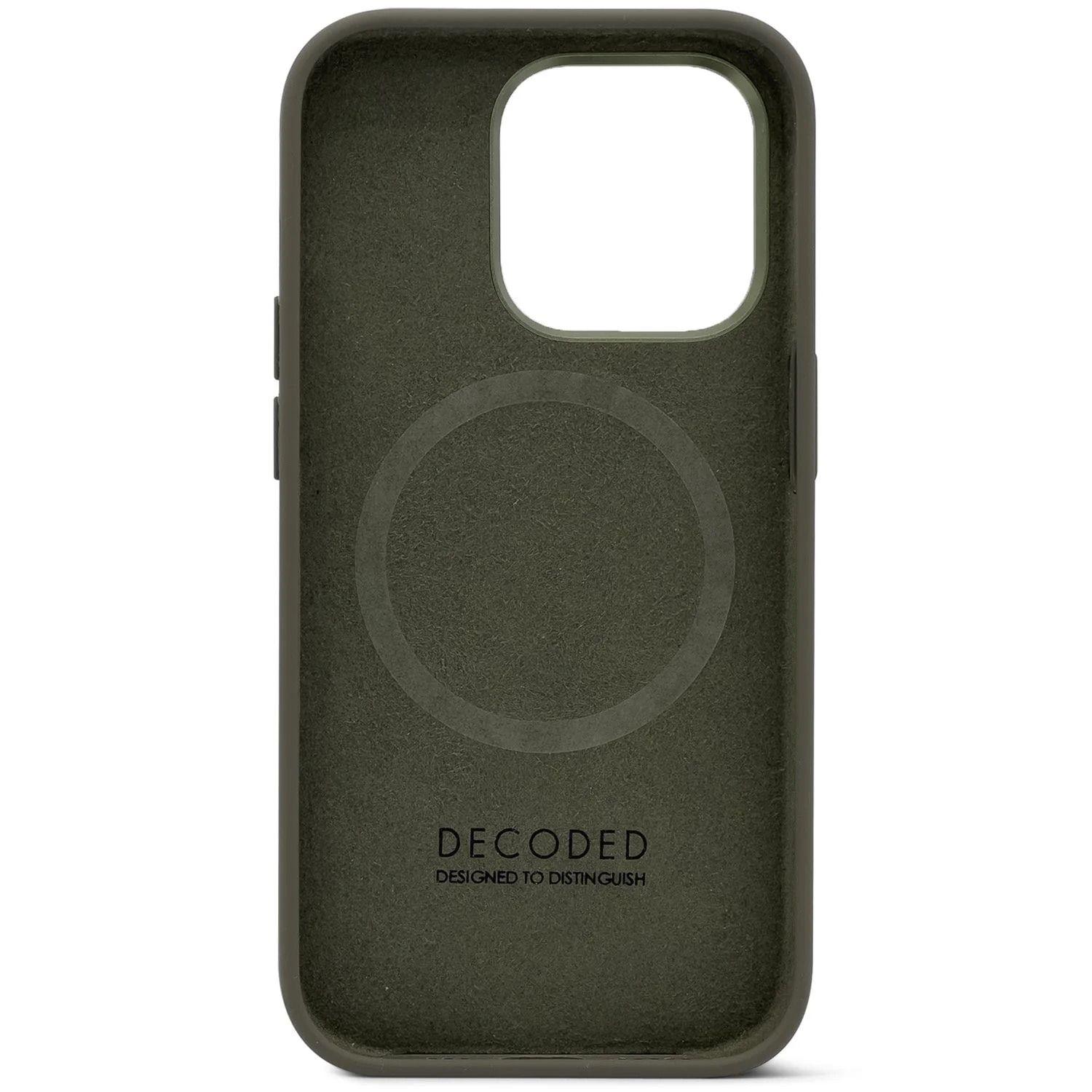 Funda Silicona Con Magsafe Para iPhone 14 Pro Decoded Olive-6