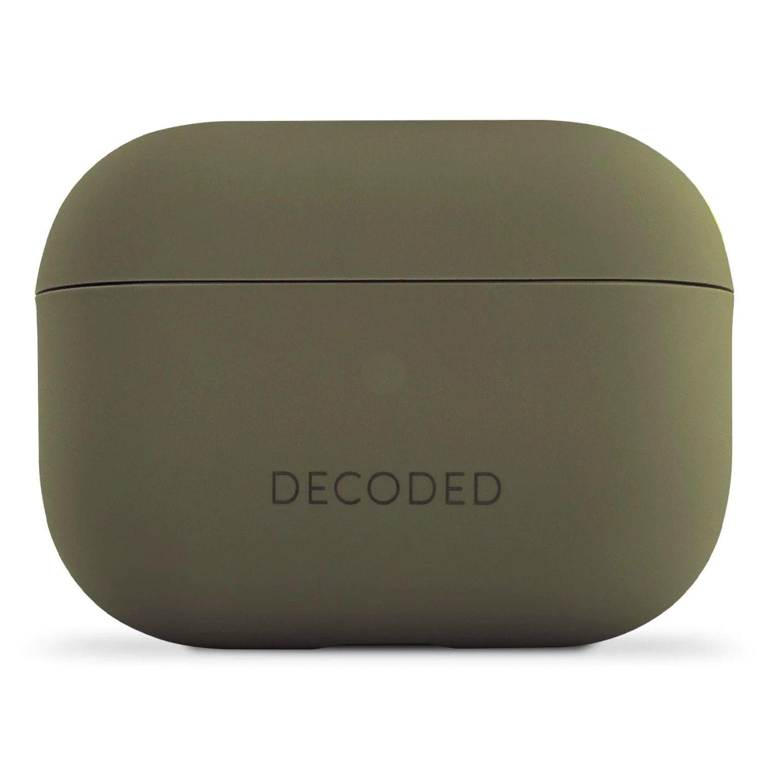 Funda silicona para Airpods Pro 2ª y 1ª gen Decoded Olivo-2