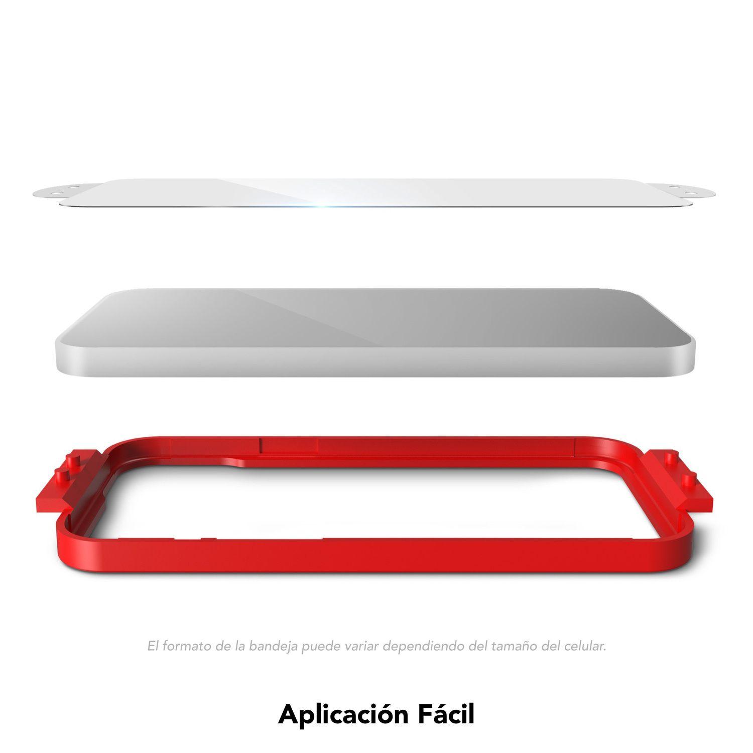 Lamina Glass Elite ZAGG con privacidad para iPhone 15 Plus-7