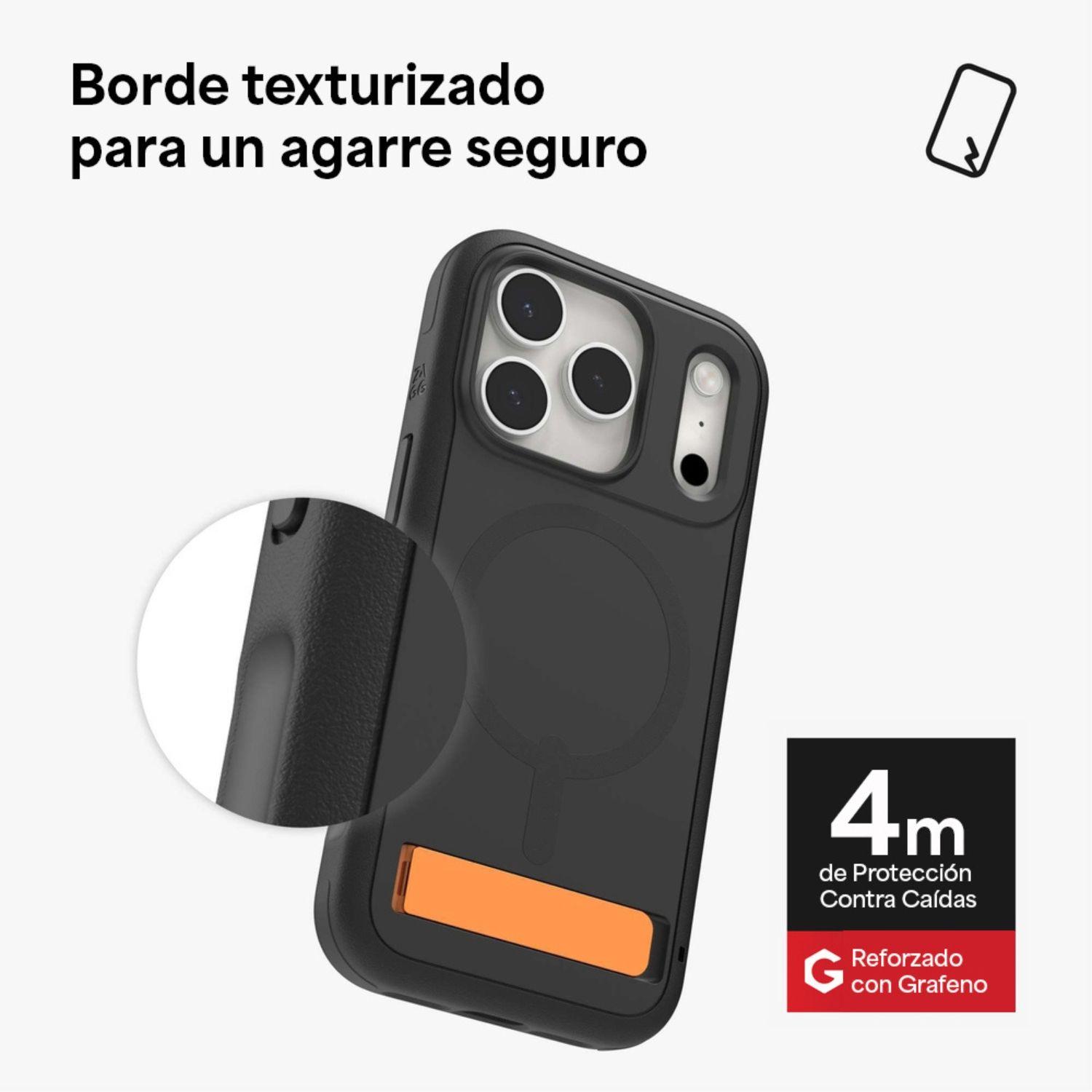 Carcasa Sedona Snap para iPhone 17 Pro Negro Intenso-4