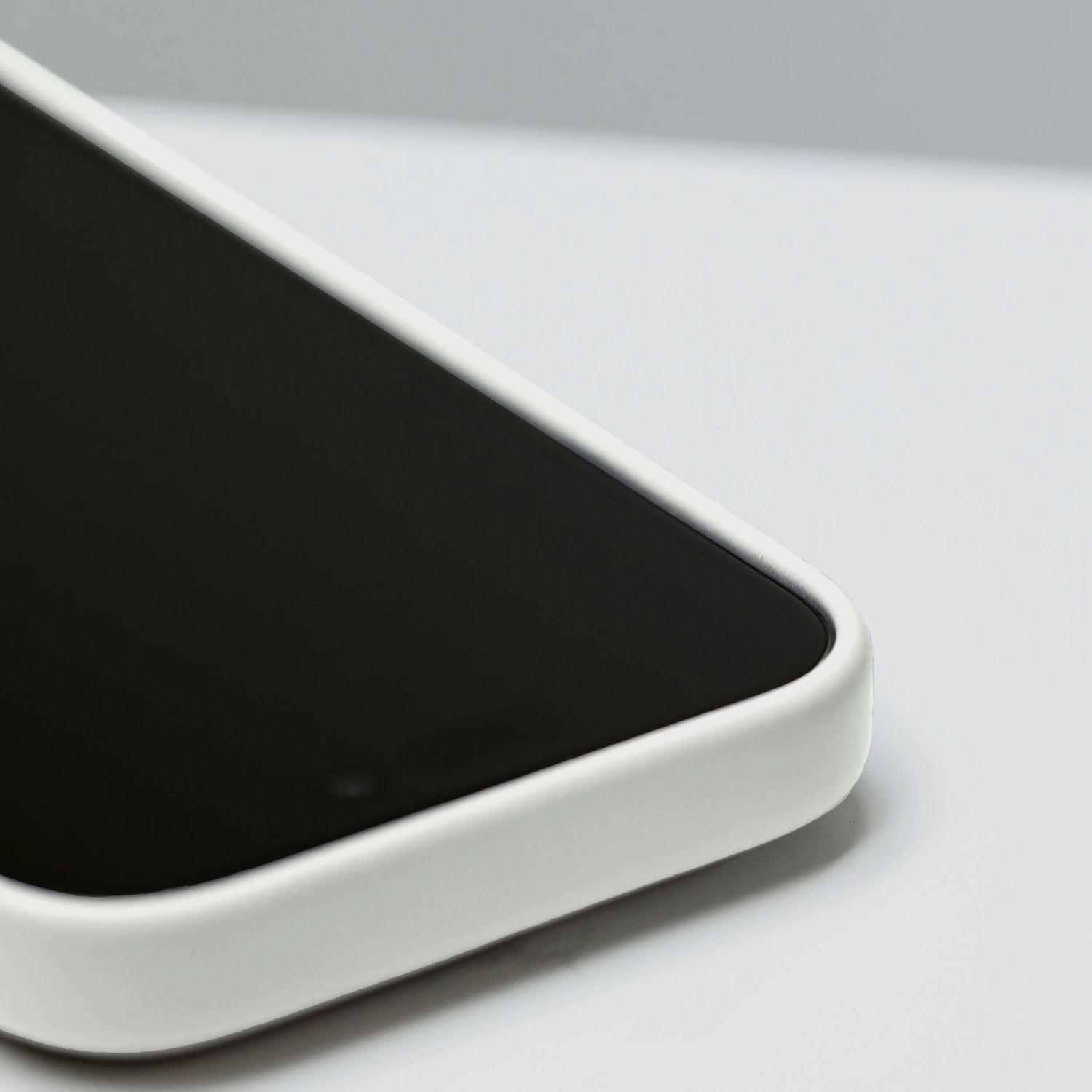 Funda silicona antimicrobial Magsafe iPhone 16 Decoded Gris-2