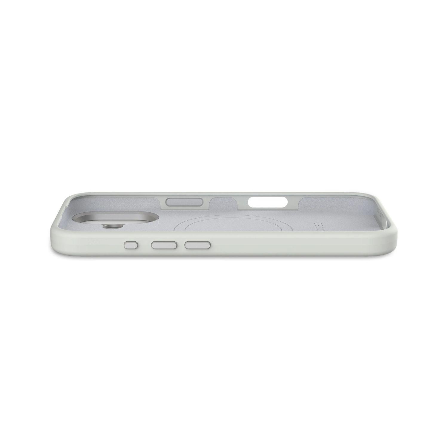 Funda silicona antimicrobial Magsafe iPhone 16 Decoded Gris-5