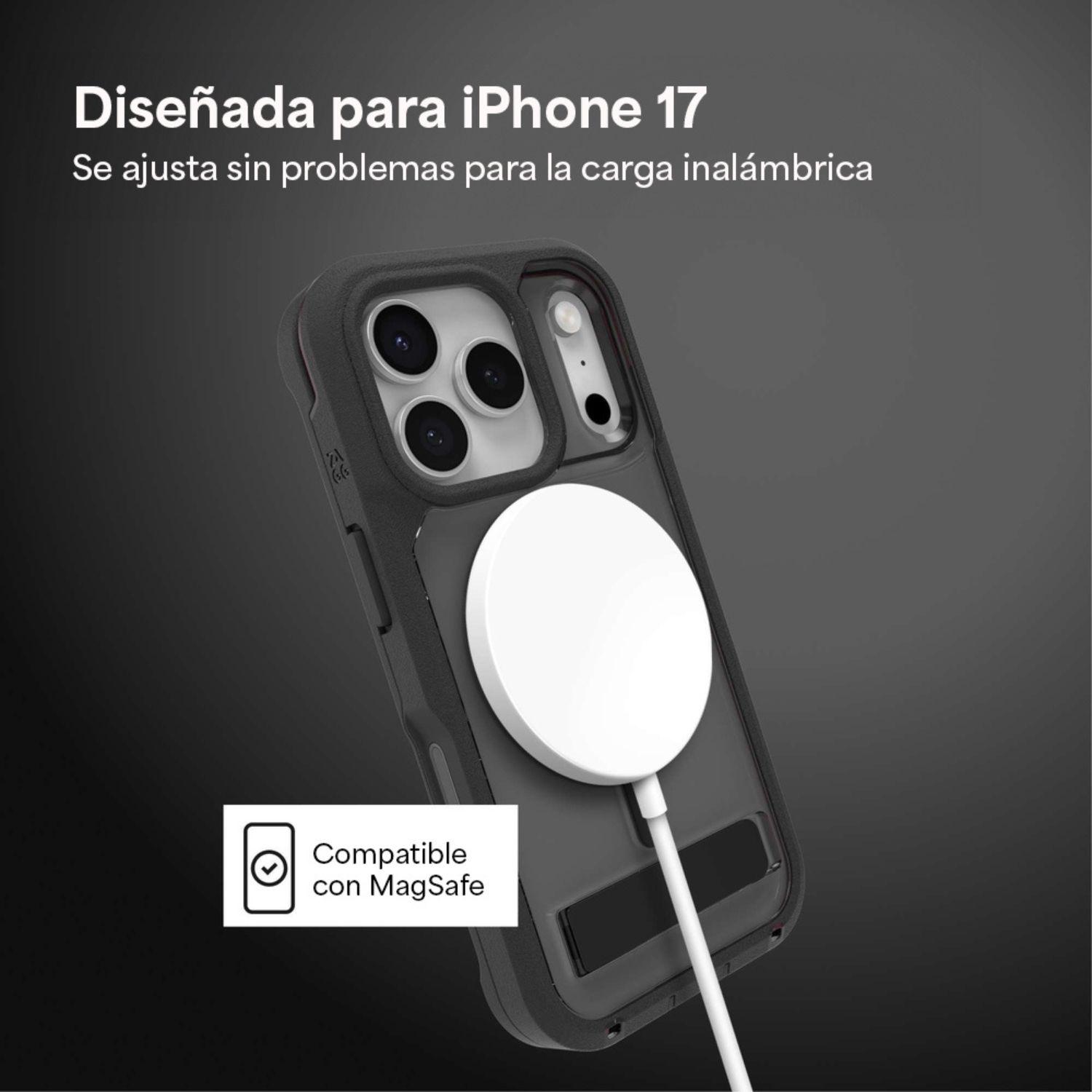 Carcasa Rainier Snap para iPhone 17 Pro Negro Humo-3