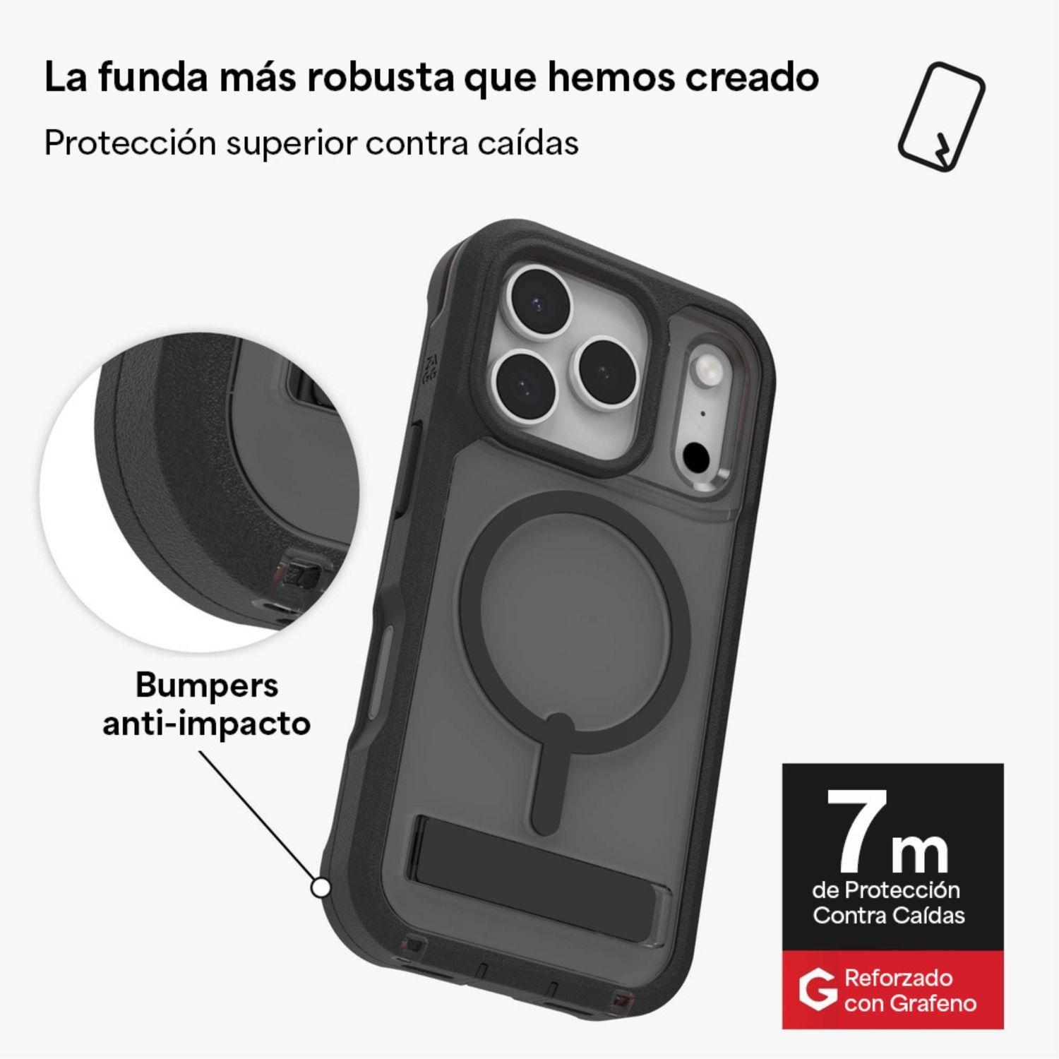 Carcasa Rainier Snap para iPhone 17 Pro Negro Humo-4