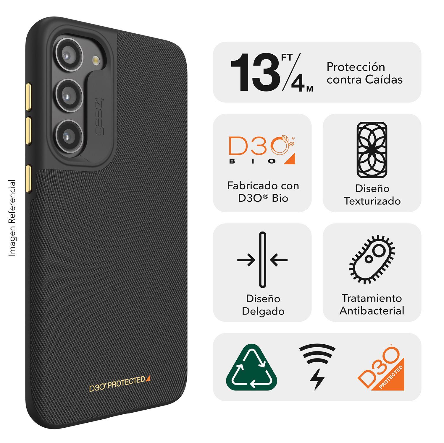 Carcasa Gear4 para Samsung Galaxy S23+ Negro-1