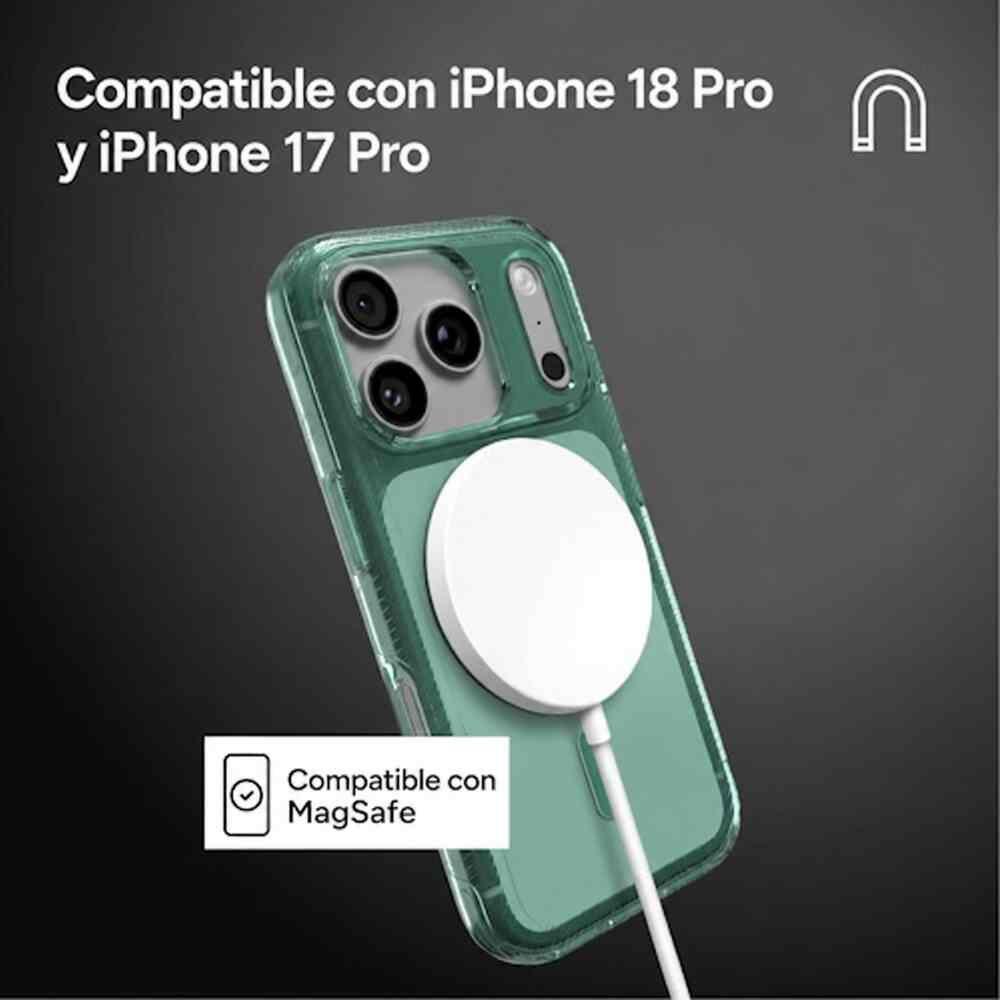 Carcasa Luxe Snap para iPhone 18 Pro Menta Traslúcida-2