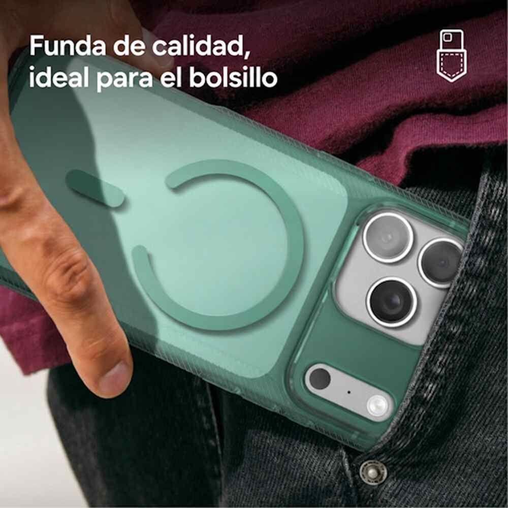 Carcasa Luxe Snap para iPhone 18 Pro Menta Traslúcida-4