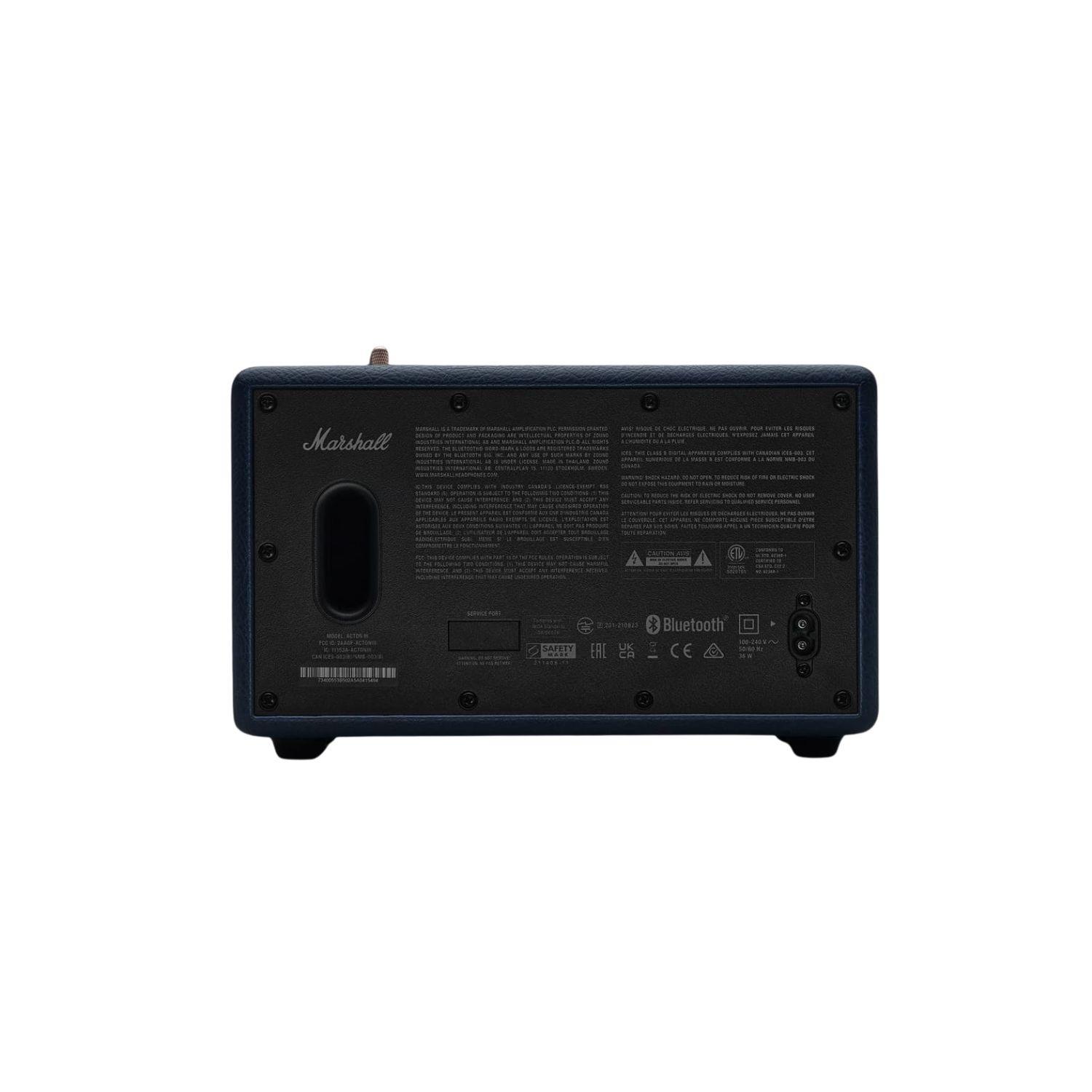 Parlante Bluetooth Marshall Acton III Azul Medianoche-2