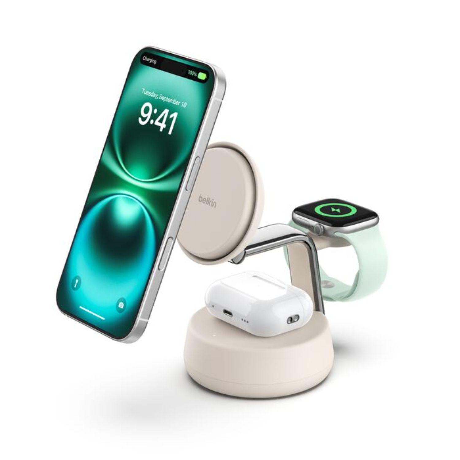 Base de carga 3 en 1 UltraCharge Pro Qi2 25W-0