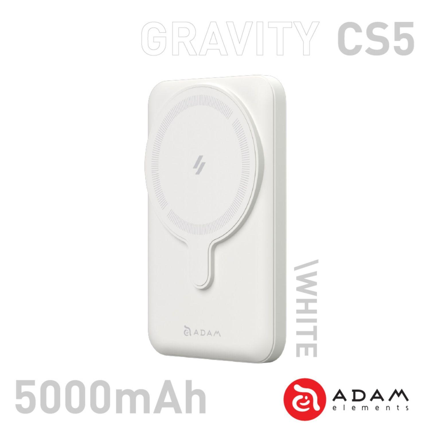 Bateria Gravity CS5 carga magnética 5.000 mAh Blanco-1
