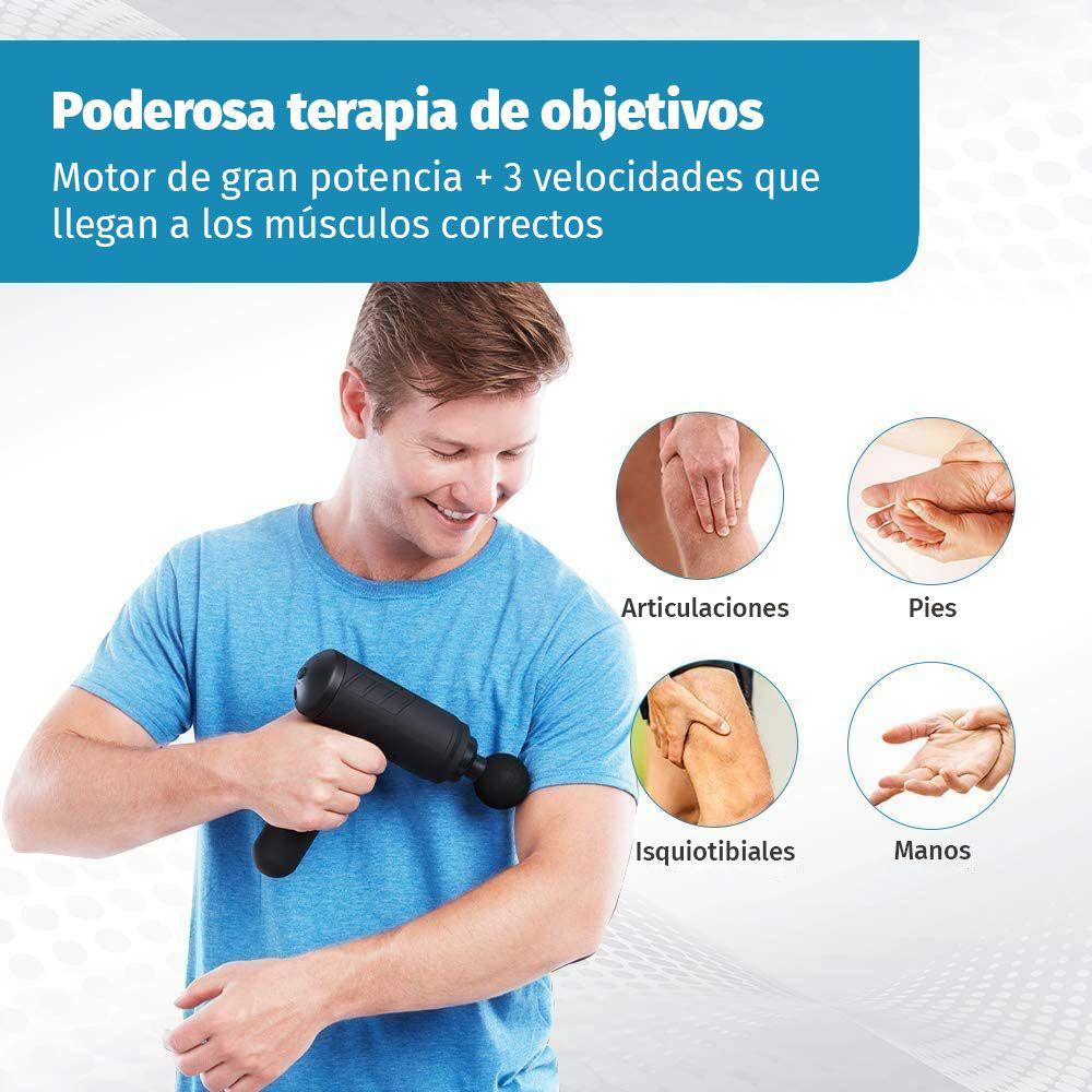 Pistola Masaje De Percusión Profesional Homedics-4