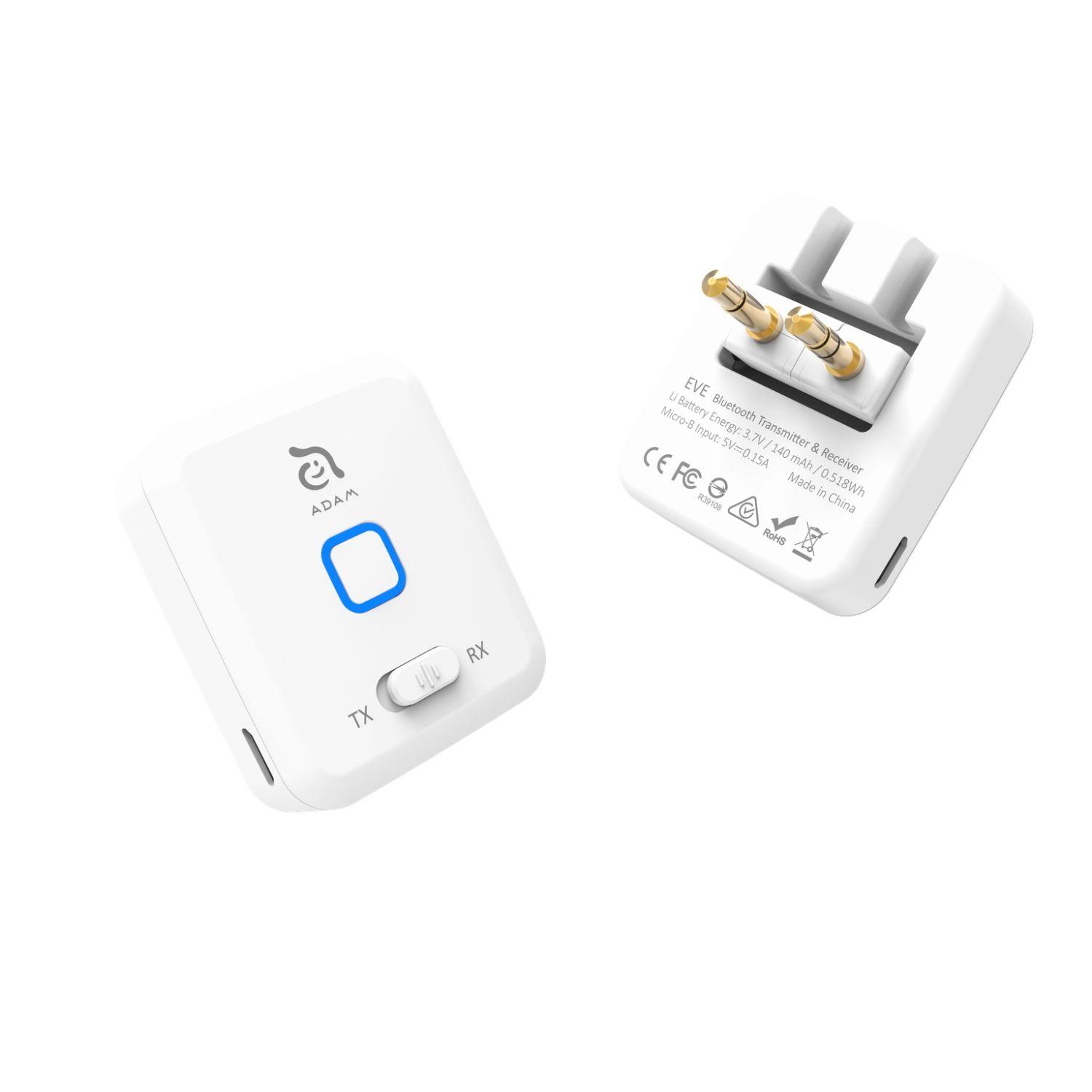 Transmisor wireless para Airpods Eve Adam Elements Blanco-0
