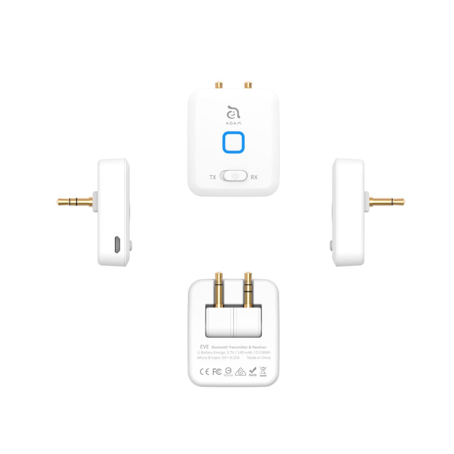 Transmisor wireless para Airpods Eve Adam Elements Blanco-3