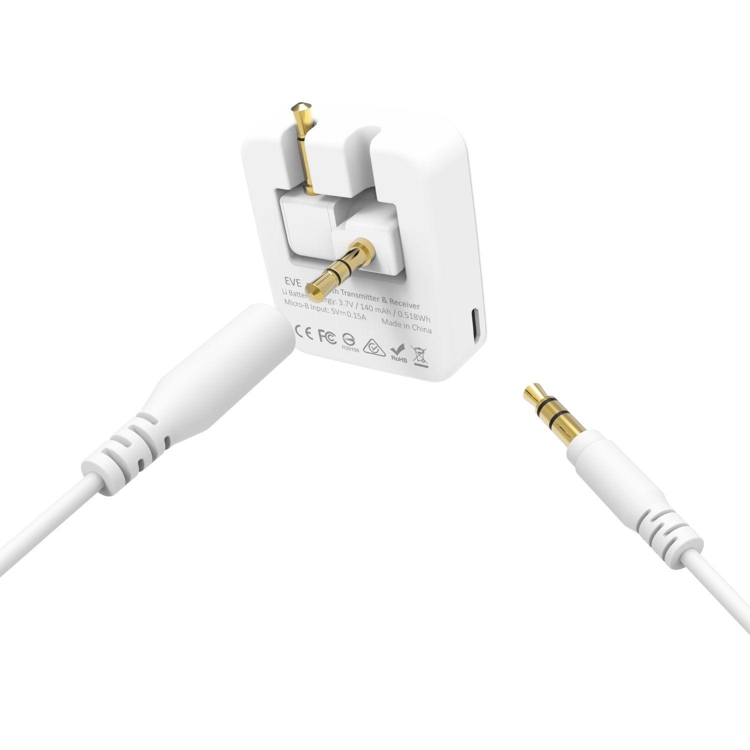 Transmisor wireless para Airpods Eve Adam Elements Blanco-5
