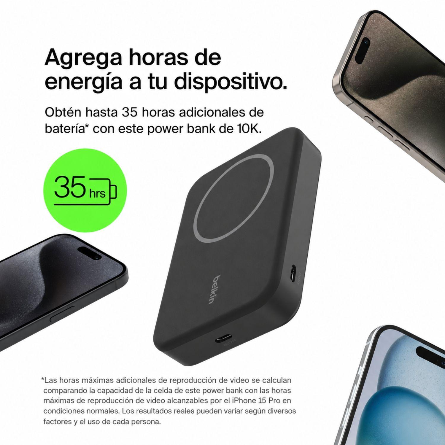 Batería Magnética BoostCharge Pro Qi2 10.000mAh Belkin-2