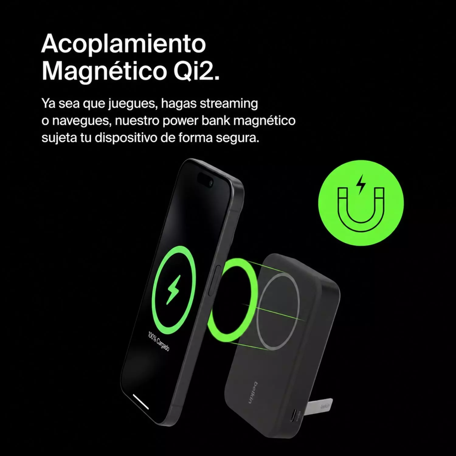 Batería Magnética BoostCharge Pro Qi2 10.000mAh Belkin-4