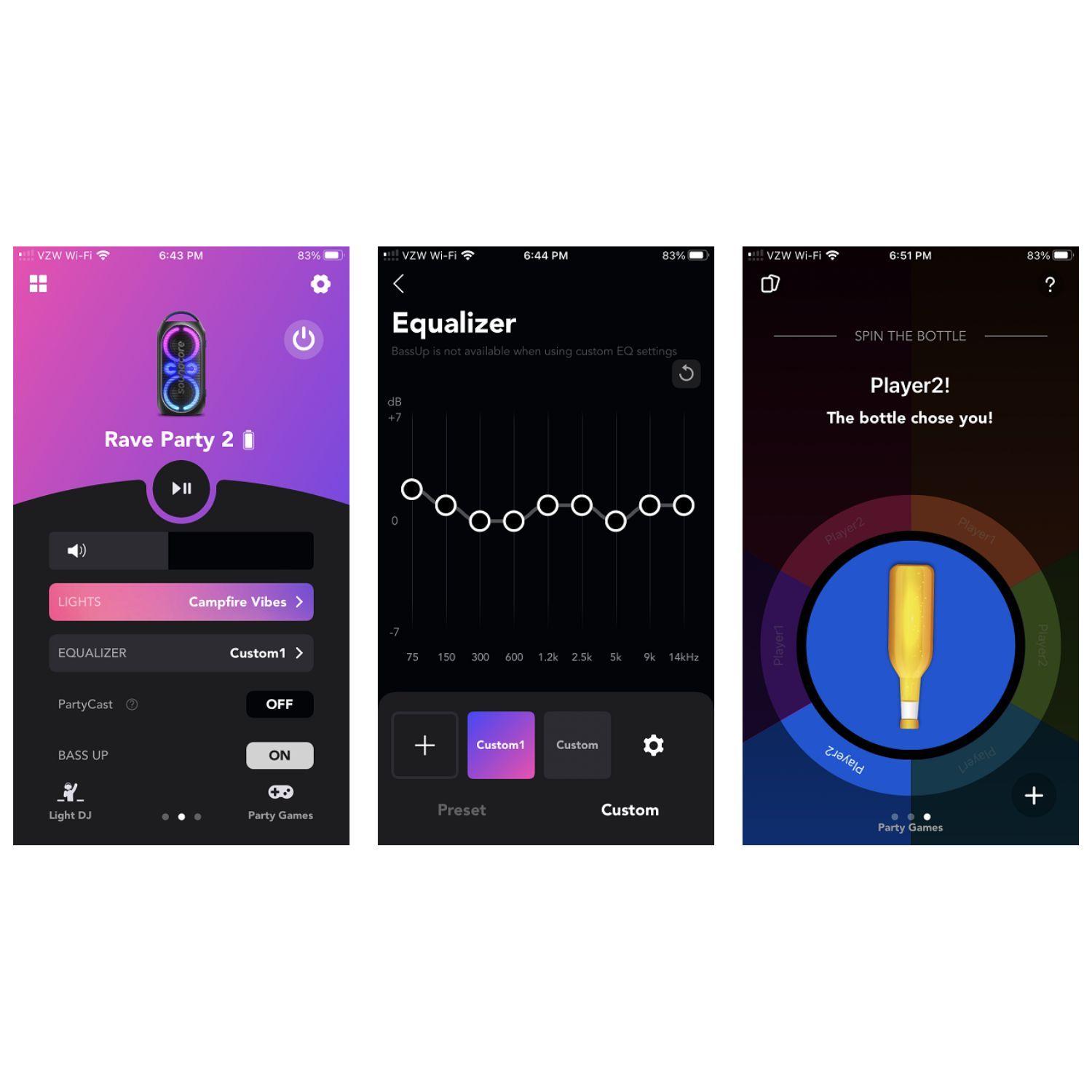 Parlante Bluetooth Rave Party 2 Soundcore Negro-8