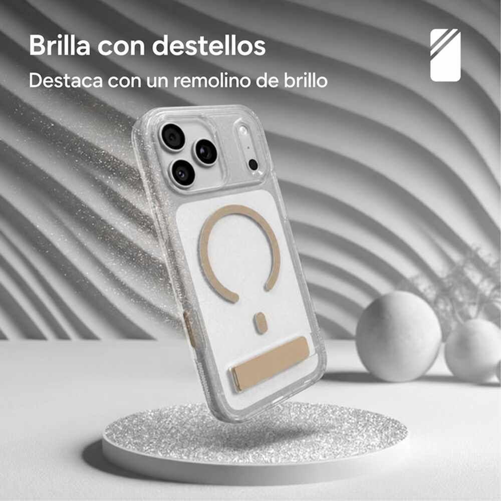 Carcasa Milan Snap para iPhone 18 Pro Max Glitter Oro-6