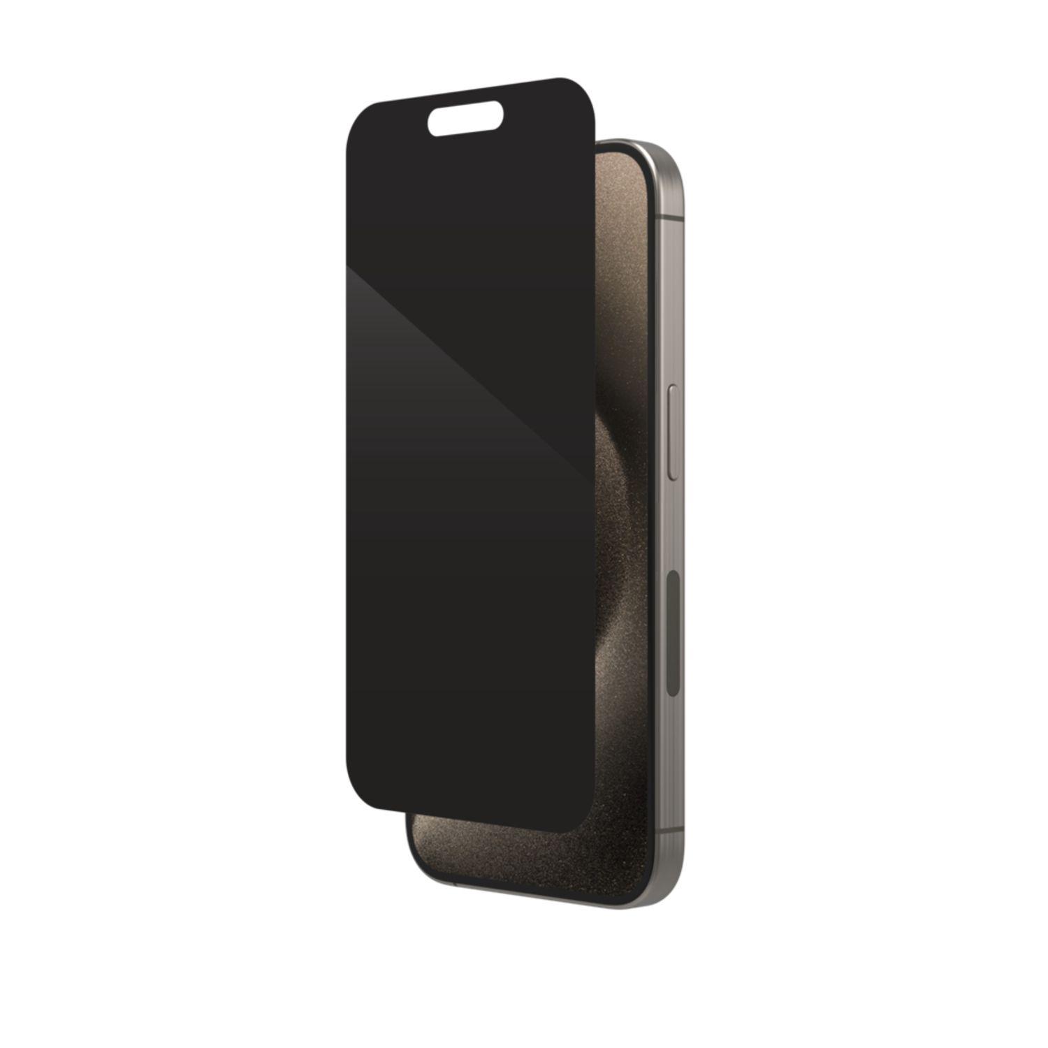 Lámina Glass Elite ZAGG con privacidad para iPhone 15 Pro-2