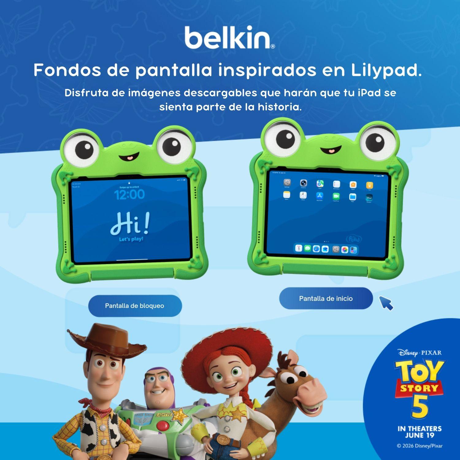 Funda para iPad 10a y 11a Gen Diseño Lilypad Toy Story 5-8