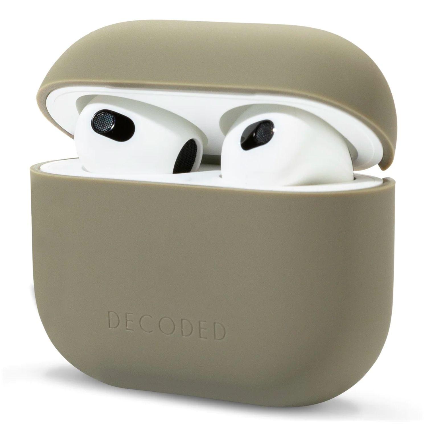 Funda Silicona para Airpods 3ª gen Decoded Verde-3