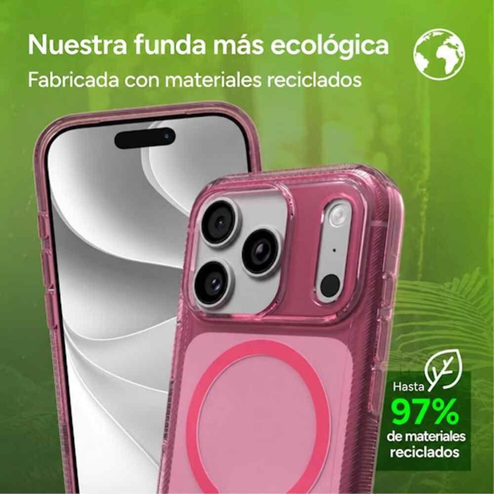 Carcasa Luxe Snap para iPhone 18 Pro Rosa Translúcido-6