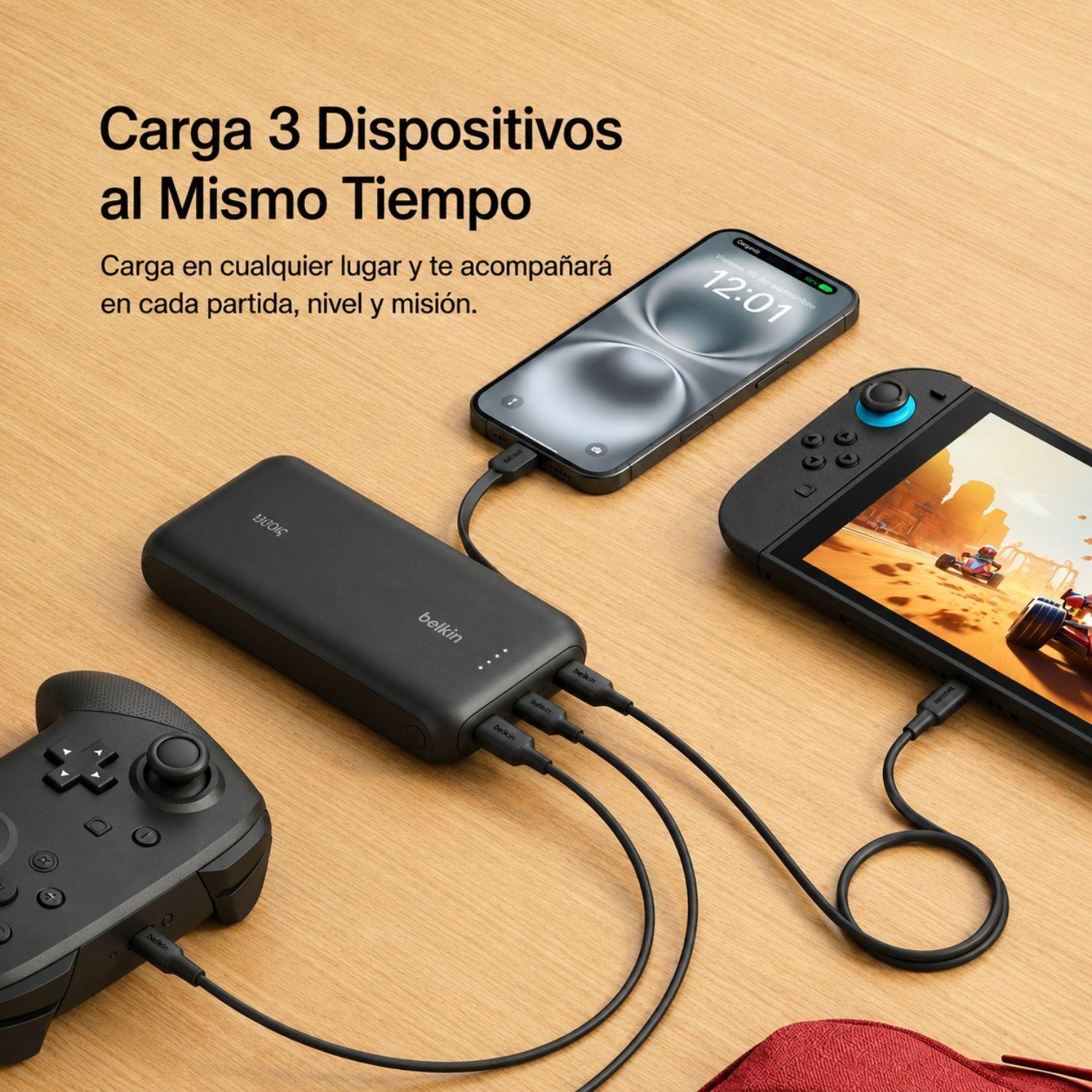 Batería 20.000 mAh con cable USB-C para Nintendo Switch 2-2