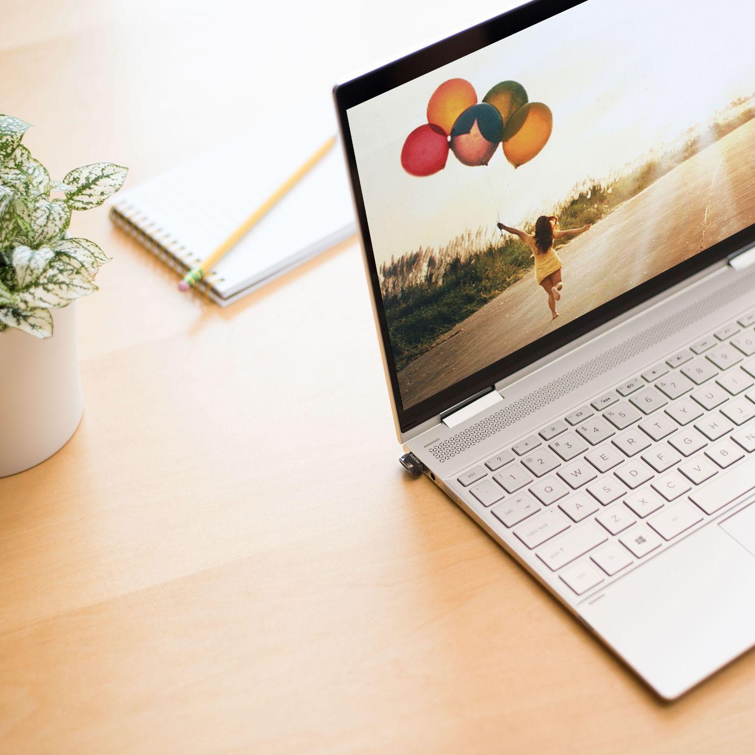 Pendrive SanDisk Ultra Fit 128GB USB 3.2 Negro-7