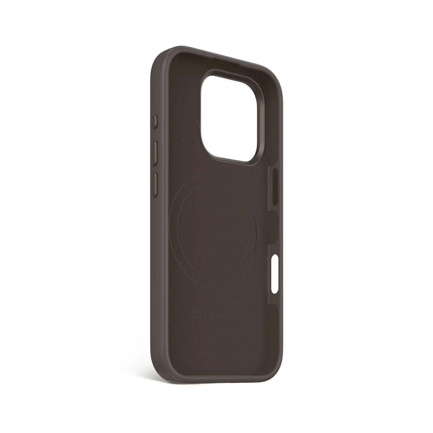 Funda silicona antimicrobial Magsafe iPhone 16 Pro Negro-3
