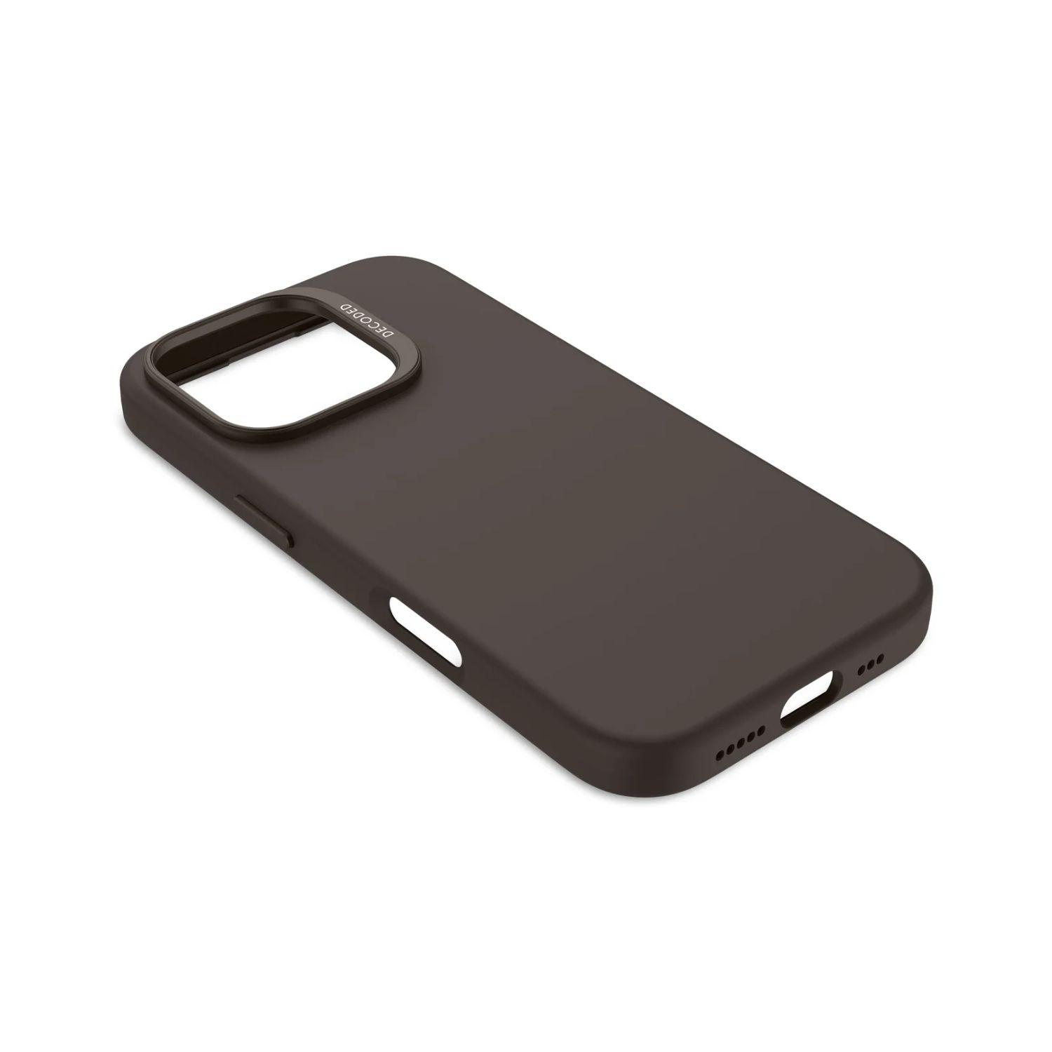 Funda silicona antimicrobial Magsafe iPhone 16 Pro Negro-7
