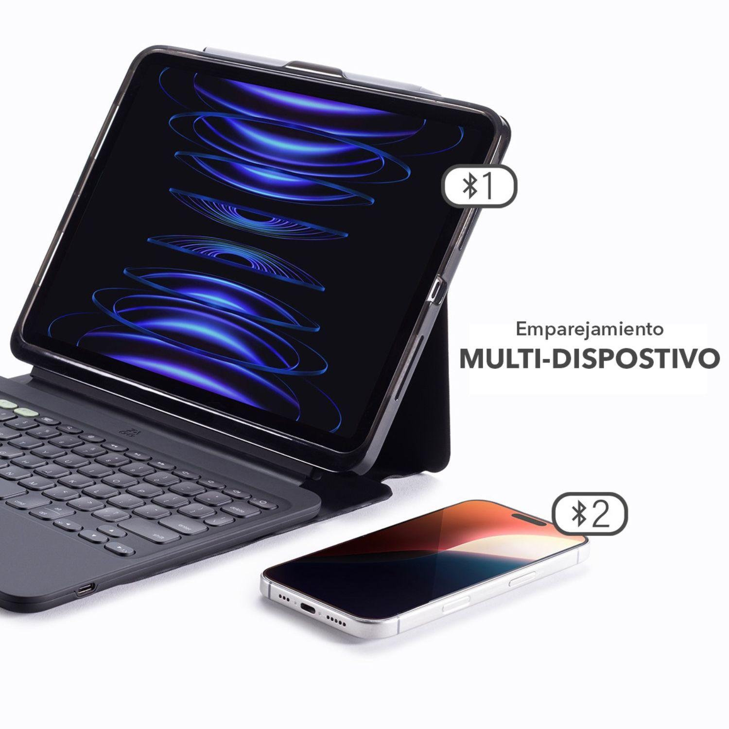 Teclado con Funda Pro Keys 2 para iPad Air 11 (M2, M3) ES-7