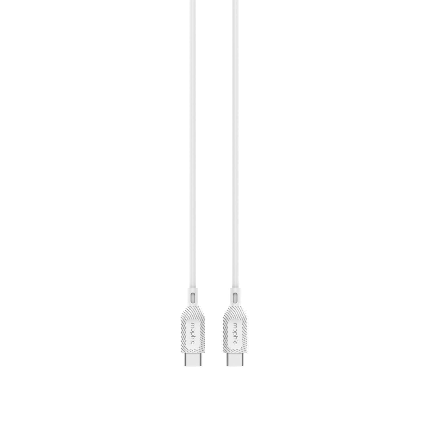 Cable USB-C a USB-C 1m 60W Mophie Blanco-4