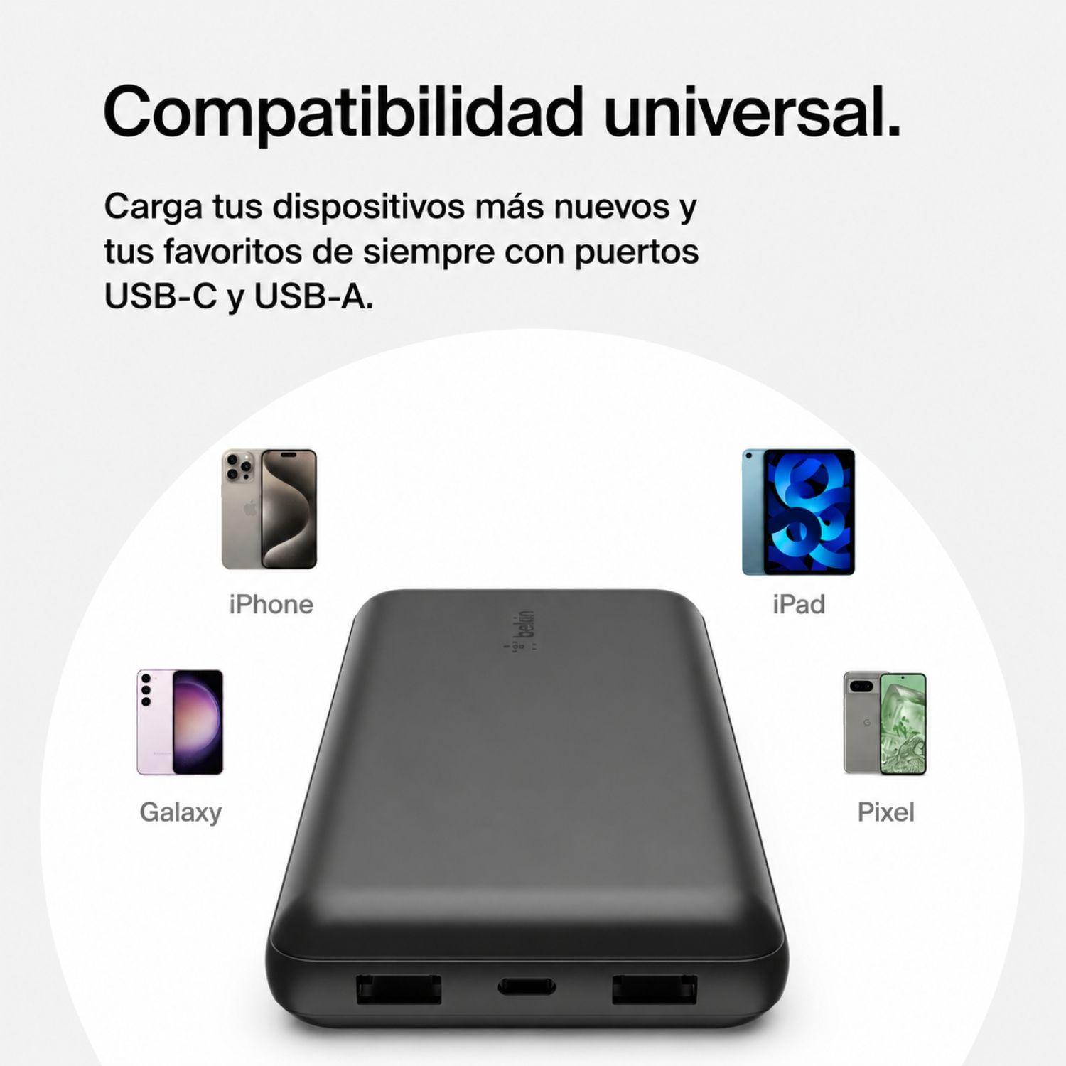 Bateria 20.000 mAh 2xUSB-A 1xUSB-C 15W Belkin-3