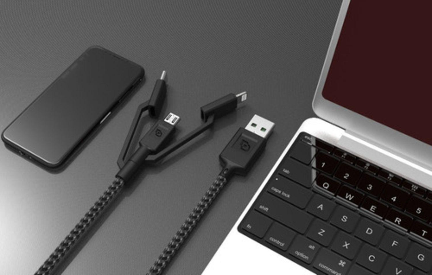 Cable De Carga 3 En 1 A Usb-a Dusted-3