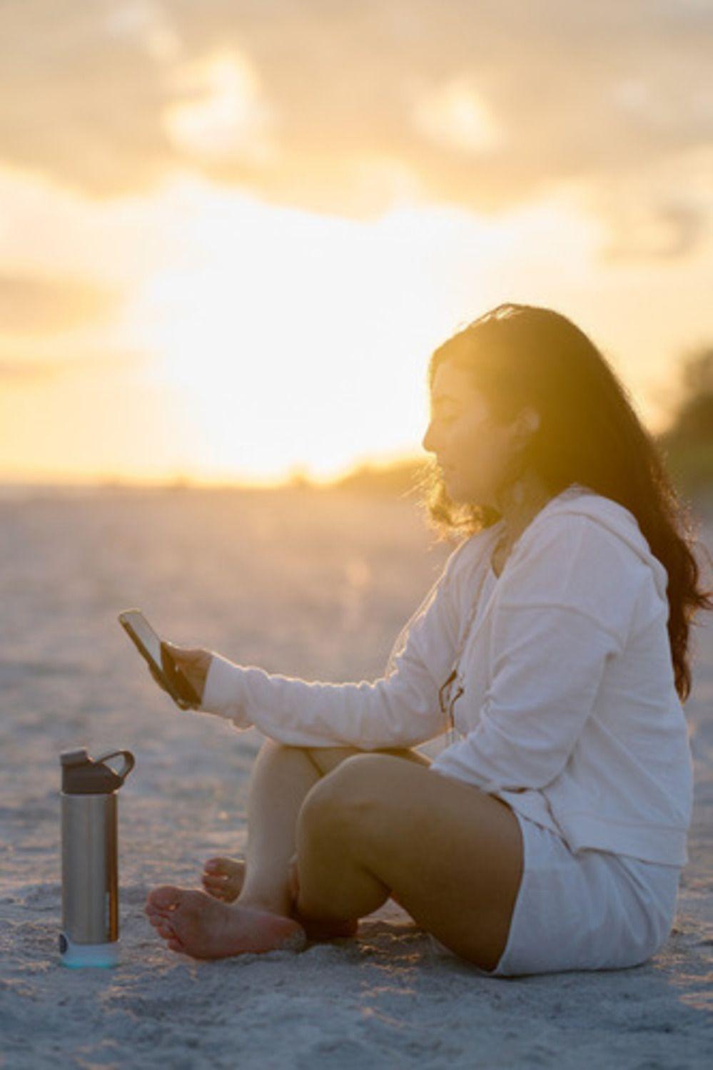 Botella Inteligente De Acero Inoxidable Hidratespark Plata-4