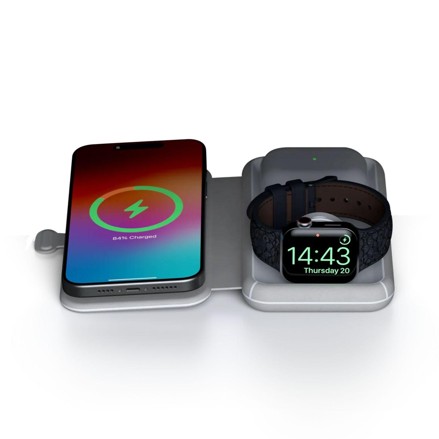 Base de Carga Inalámbrica 3 en 1 Xtorm Blanco-4