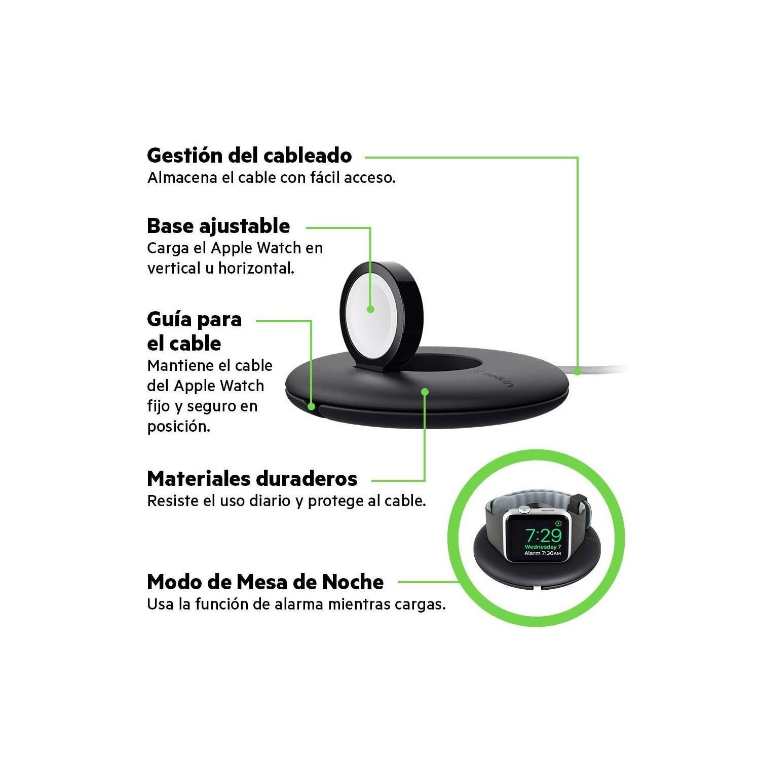Base Y Dock Portátil Para Apple Watch S4 S3 S2 S1 Belkin-7