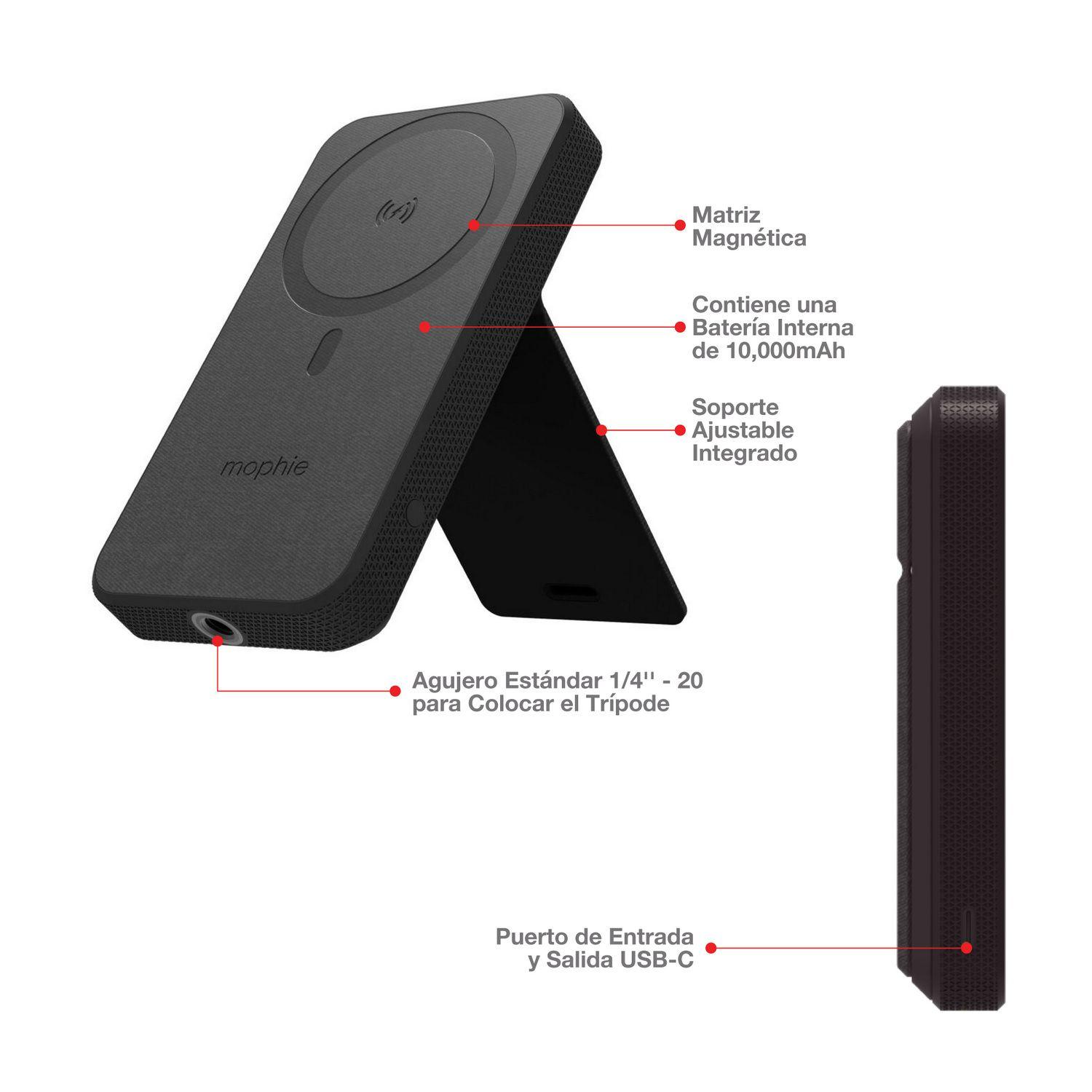Batería portátil de 10.000 mAh con soporte magnético Mophie-2