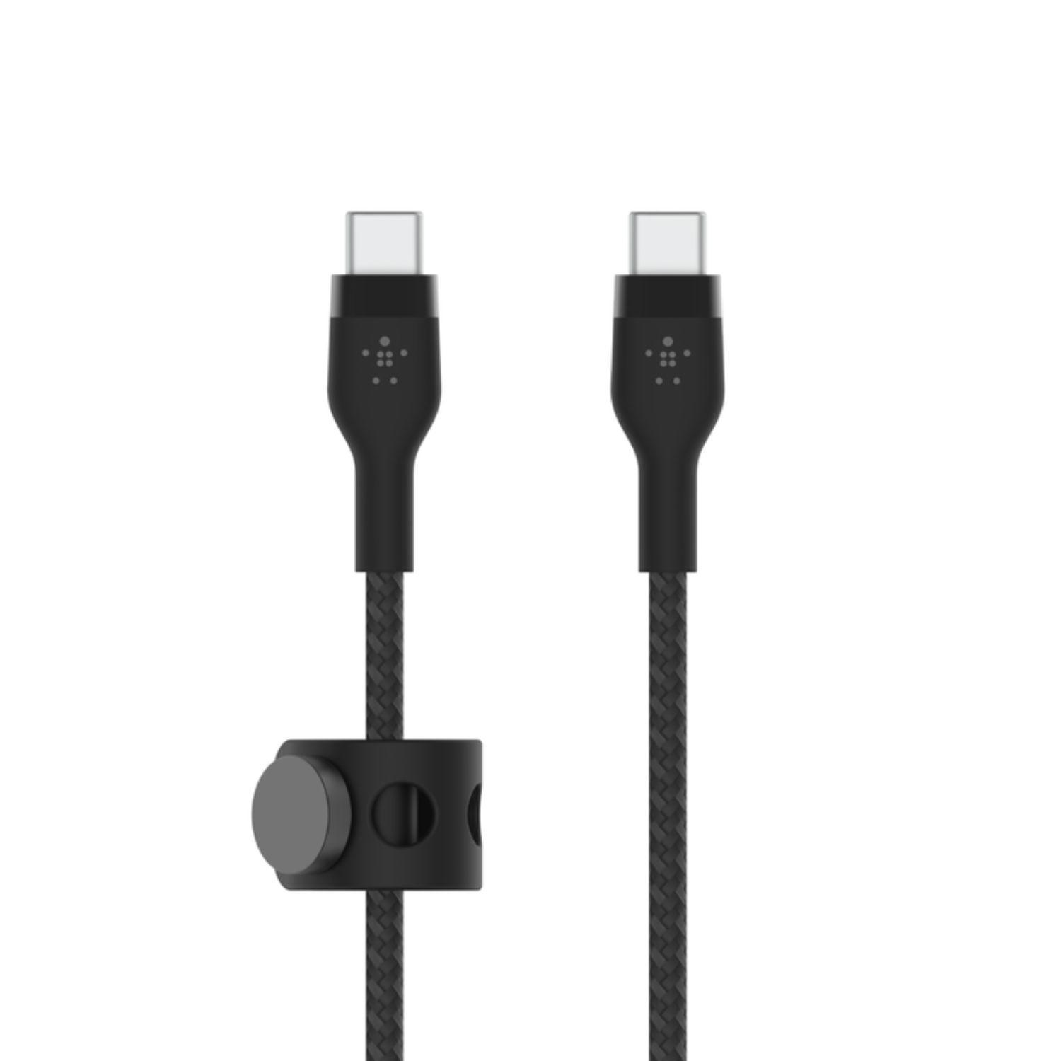 Cable Usb-c A Usb-c G 2mt  Pro Flex Belkin Negro Boostcharge-0