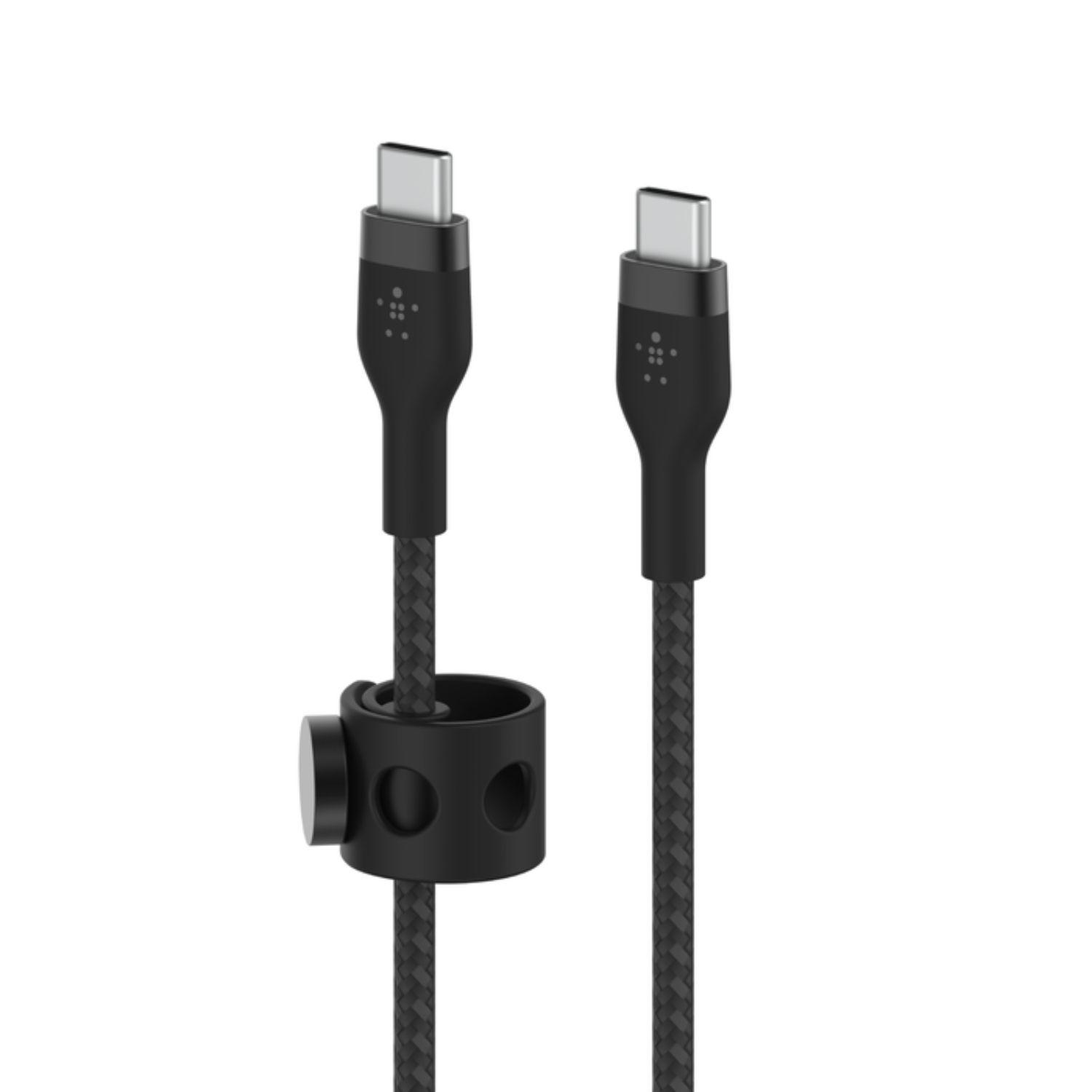 Cable Usb-c A Usb-c G 2mt  Pro Flex Belkin Negro Boostcharge-1