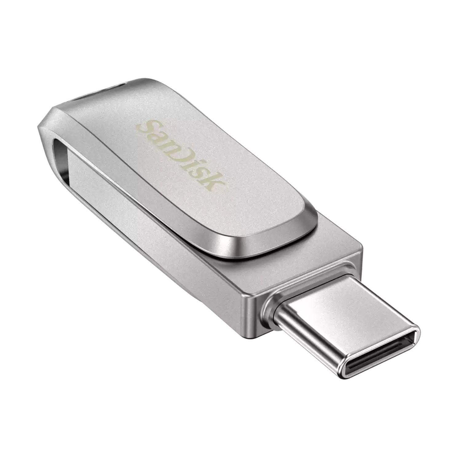 Pendrive SanDisk Ultra Dual Drive Luxe 128GB Plata-2